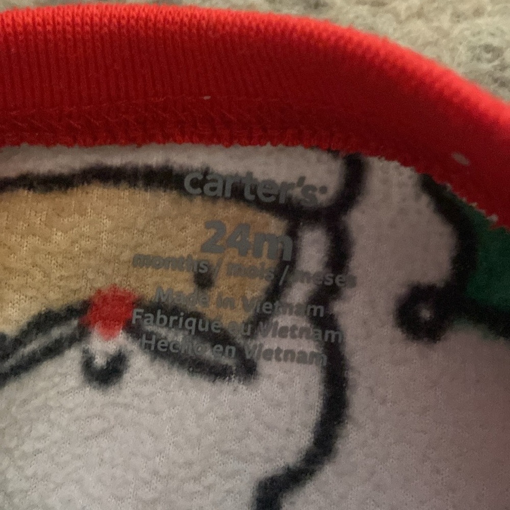 Fleece Santa PJs - Picture 2 of 2